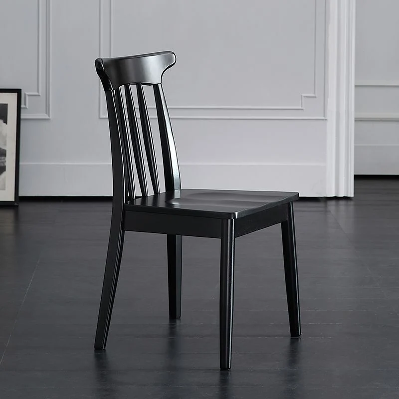 Sedie per sala da pranzo stile moderno Sedie da pranzo senza braccioli con gambe legno Clearhalo