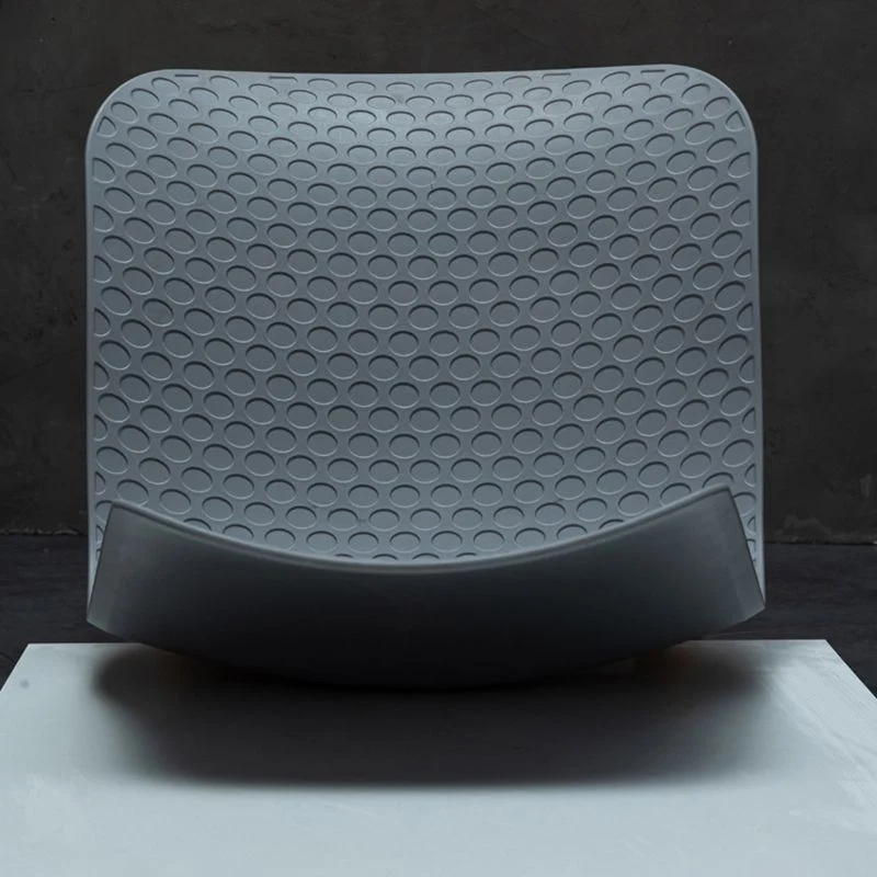 Sedie plastica stile nordico Sedie laterali senza braccioli con gambe legno per cucina Clearhalo