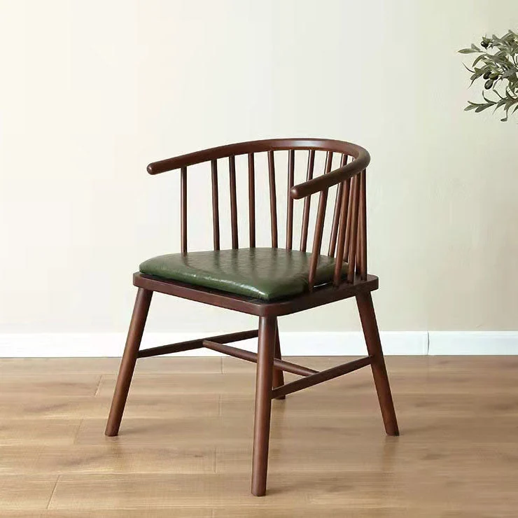 Sedie da pranzo con braccioli Sedie laterali moderne legno di quercia per sala da pranzo Clearhalo