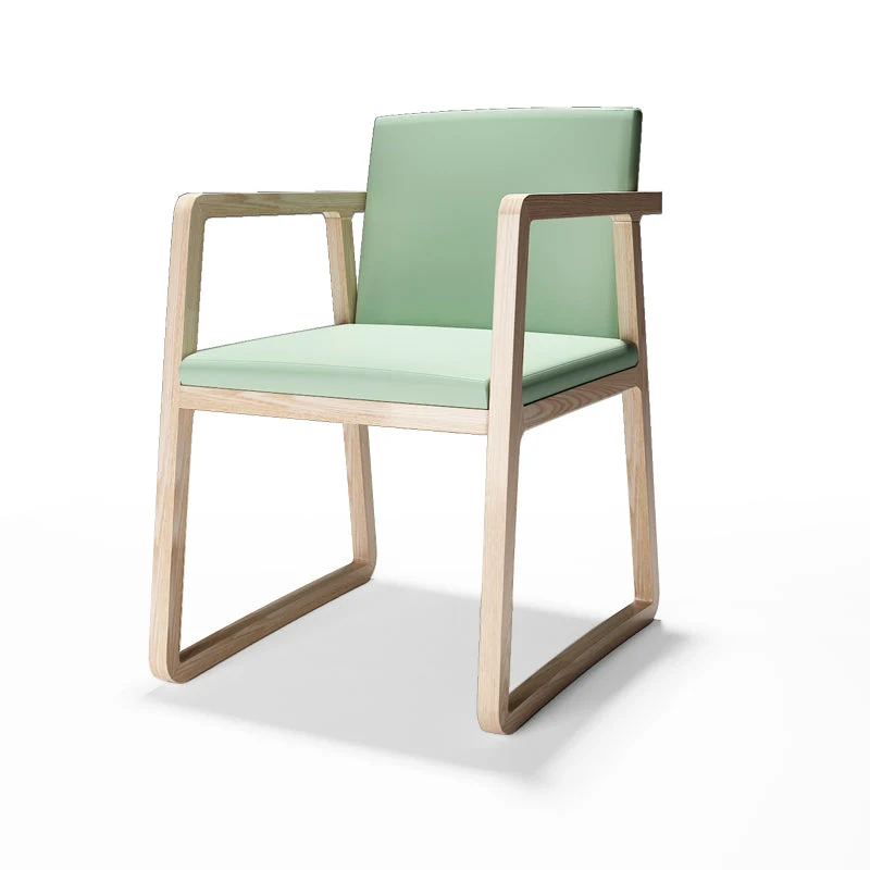 Sedie da pranzo con braccioli Sedie laterali moderne legno di frassino per sala da pranzo Clearhalo