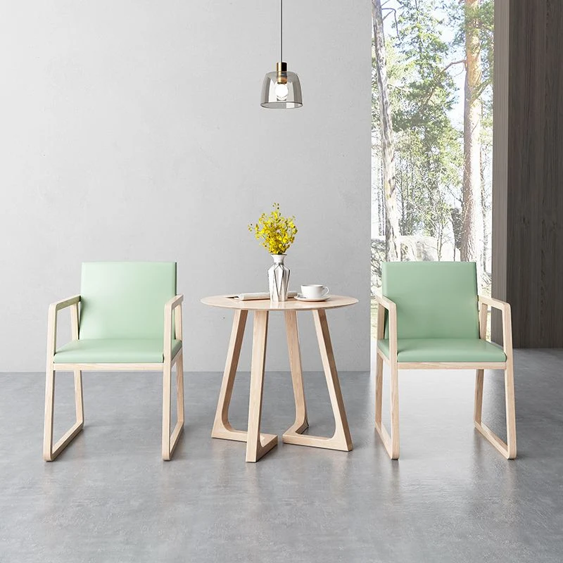 Sedie da pranzo con braccioli Sedie laterali moderne legno di frassino per sala da pranzo Clearhalo