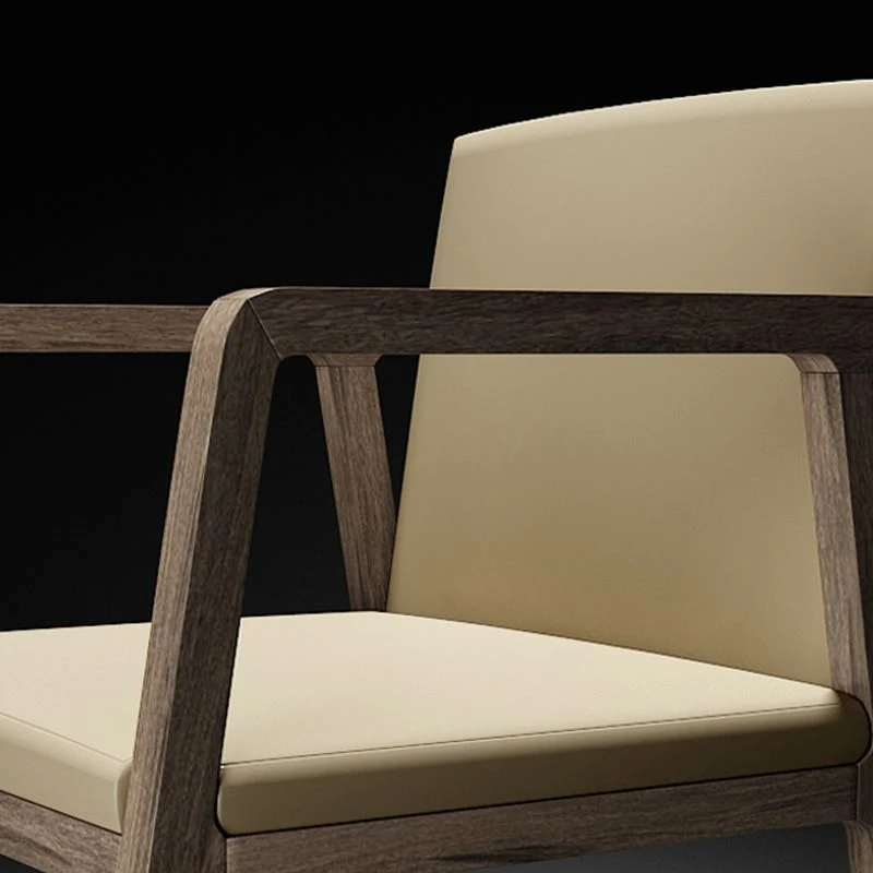 Sedie da pranzo con braccioli Sedie laterali moderne legno di frassino per sala da pranzo Clearhalo