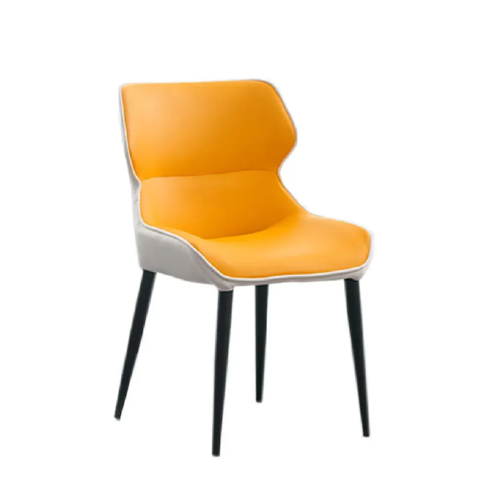 Sedie da pranzo contemporanee ecopelle Poltrone laterali imbottite per uso domestico Clearhalo