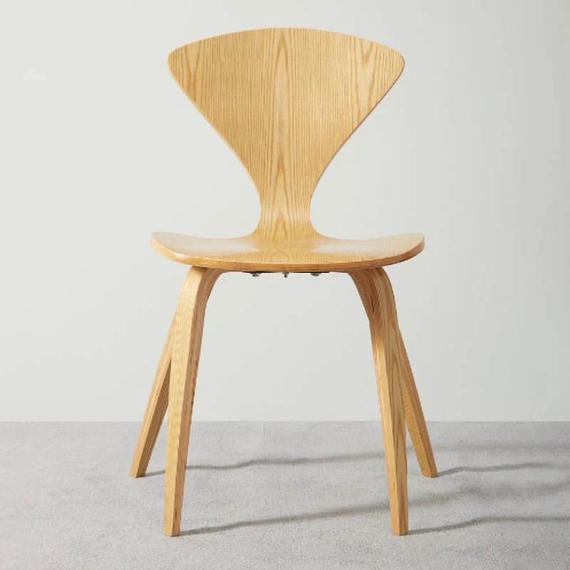Sedie da pranzo contemporanee legno massello Sedie da pranzo senza braccioli per uso domestico Clearhalo