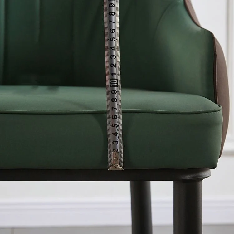 Sedie da pranzo contemporanee metallo Poltrone da pranzo imbottite per uso domestico Clearhalo