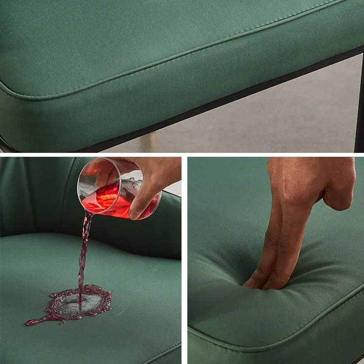 Sedie da pranzo contemporanee metallo Poltrone da pranzo imbottite per uso domestico Clearhalo