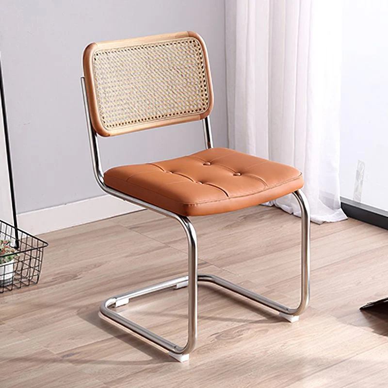 Sedie da pranzo contemporanee metallo Sedia da pranzo con schienale aperto per uso domestico Clearhalo