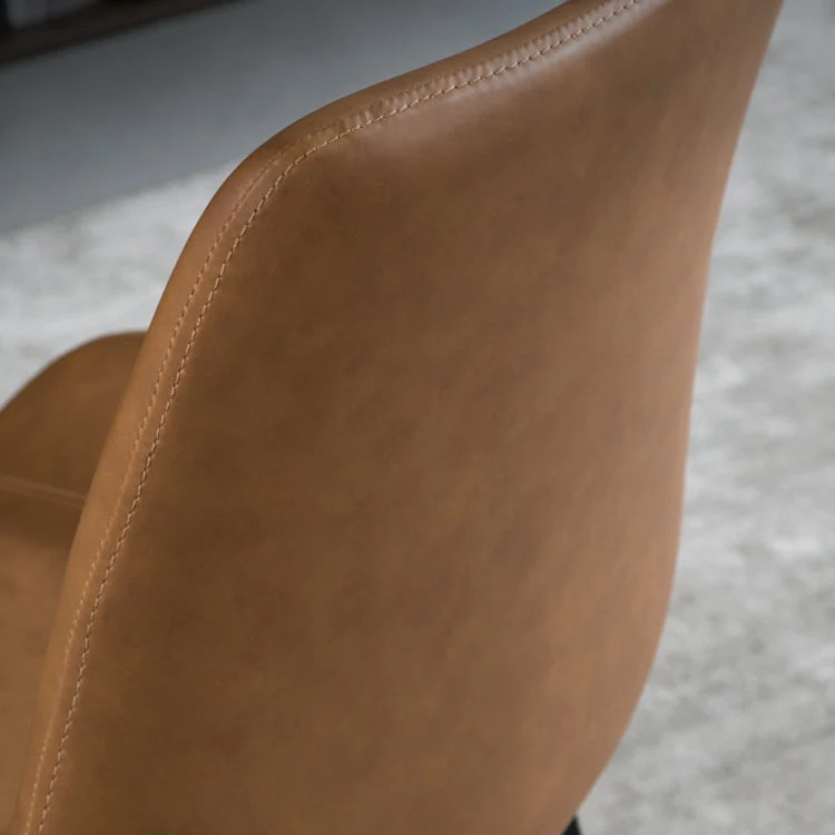 Sedie da pranzo contemporanee metallo Sedie da pranzo pelle per uso domestico Clearhalo