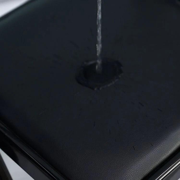 Sedie da pranzo contemporanee Sedie laterali pieghevoli senza braccioli con gambe metallo per cucina Clearhalo