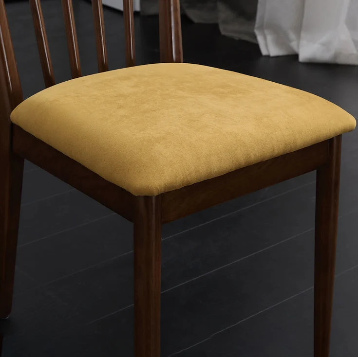 Sedie da pranzo contemporanee Sedie laterali senza braccioli da cucina con gambe legno Clearhalo