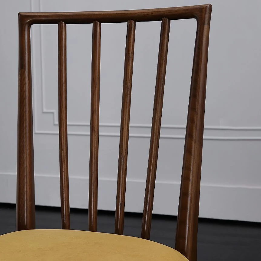 Sedie da pranzo contemporanee Sedie laterali senza braccioli da cucina con gambe legno Clearhalo