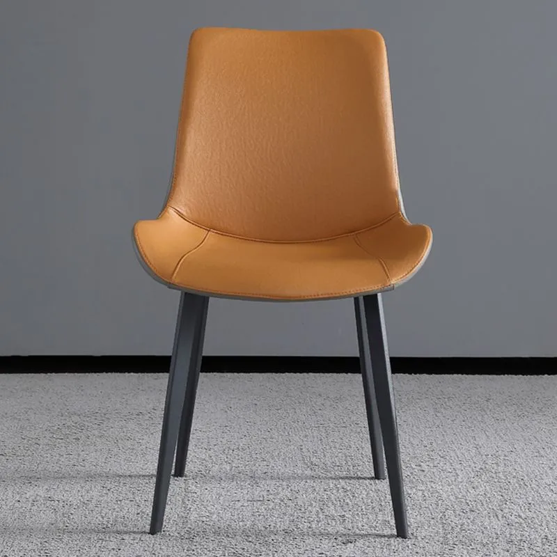 Sedie da pranzo contemporanee Sedie da pranzo senza braccioli ecopelle per la casa Clearhalo