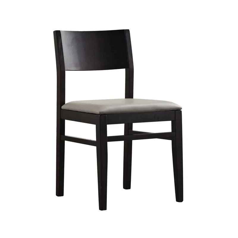 Sedie da pranzo contemporanee senza braccioli legno massello Sedia da pranzo laterale con schienale aperto Clearhalo