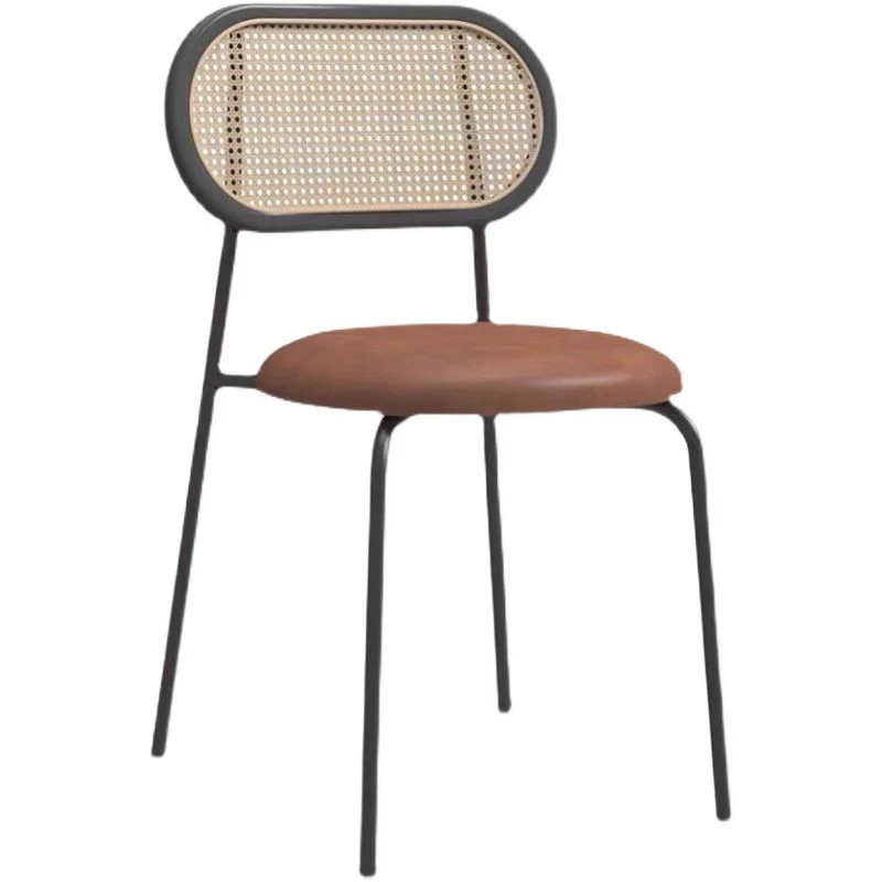 Sedie da pranzo contemporanee senza braccioli Sedia da pranzo imbottita ecopelle Clearhalo