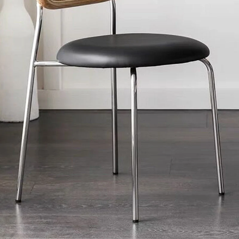 Sedie da pranzo contemporanee senza braccioli Sedia da pranzo imbottita ecopelle Clearhalo