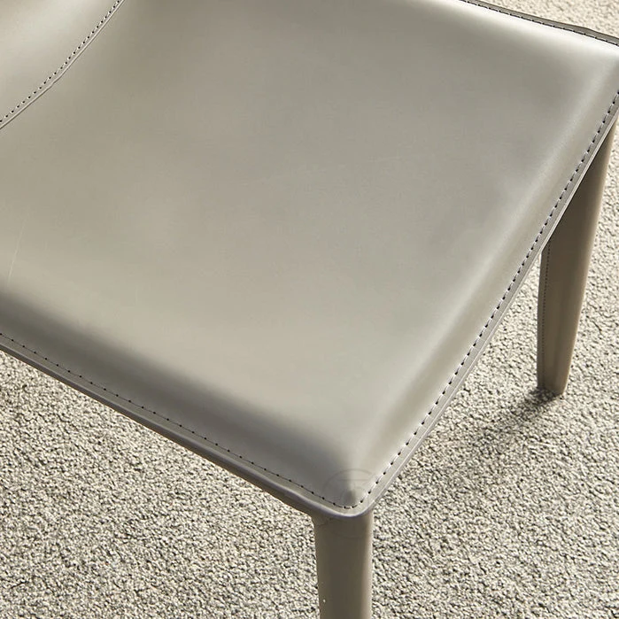 Sedie da pranzo contemporanee senza braccioli Sedia da pranzo ecopelle Clearhalo