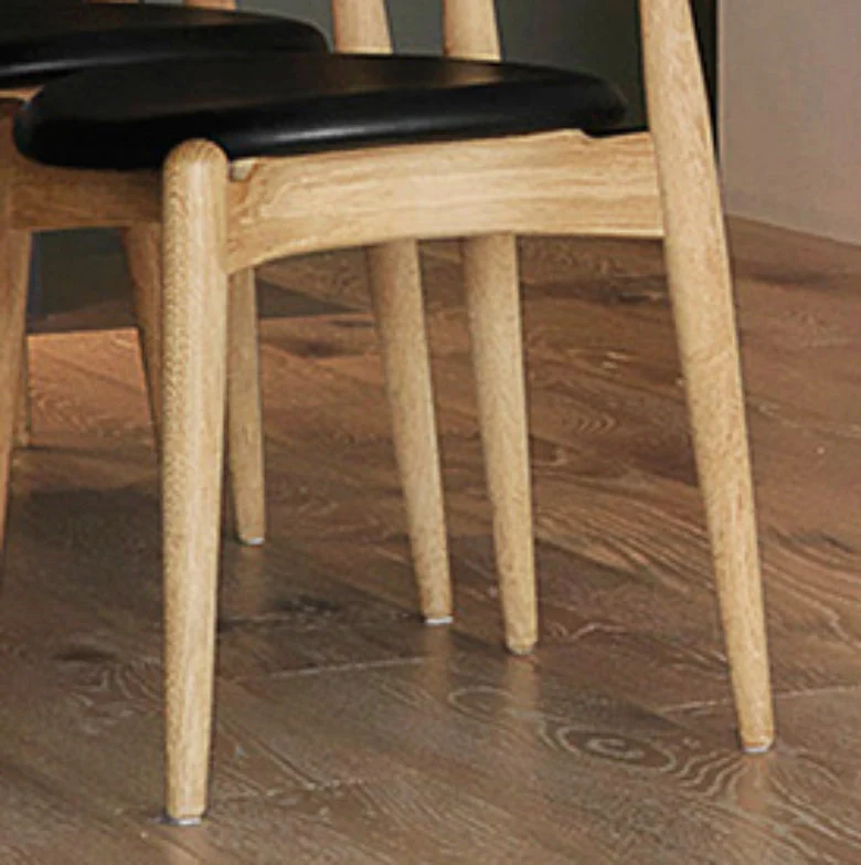Sedie da pranzo da cucina ecopelle Sedie imbottite con base legno Clearhalo