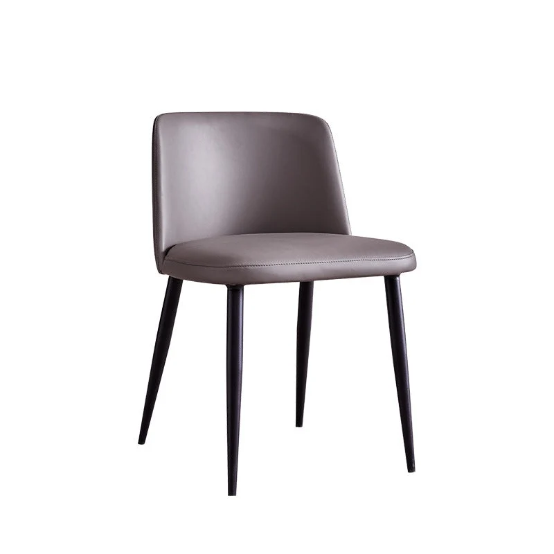 Sedie da pranzo da cucina ecopelle Sedie da pranzo imbottite contemporanee Clearhalo