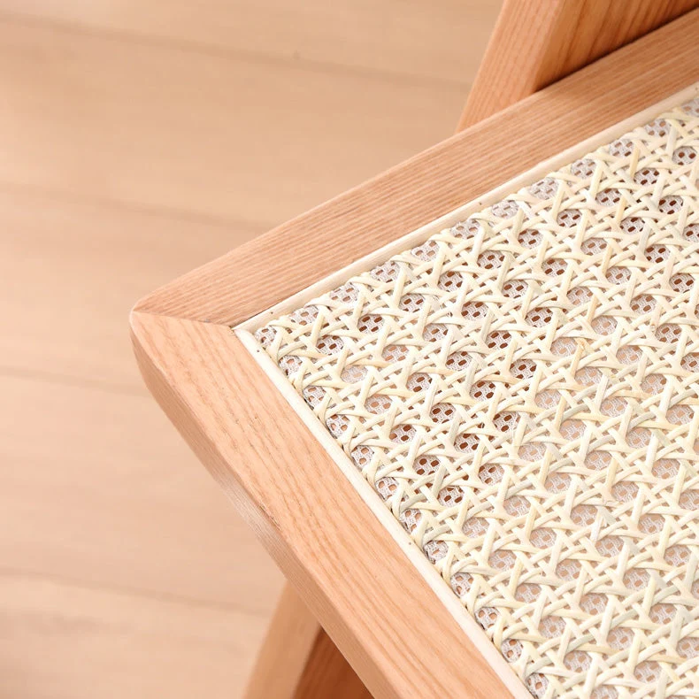 Sedie da pranzo da cucina legno massello Poltrone contemporanee naturale Clearhalo