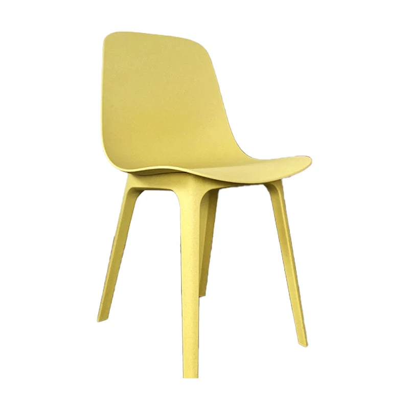 Sedie da pranzo da cucina stile moderno Sedia da pranzo senza braccioli con gambe plastica Clearhalo