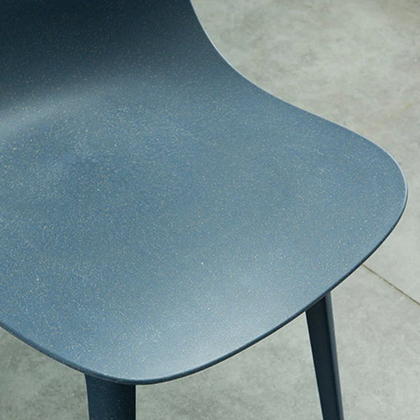 Sedie da pranzo da cucina stile moderno Sedia da pranzo senza braccioli con gambe plastica Clearhalo