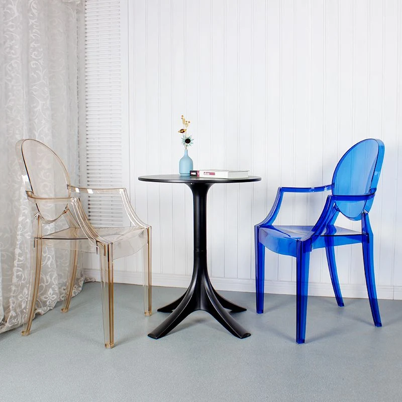 Sedie da pranzo da cucina stile moderno Sedie laterali da pranzo plastica Clearhalo