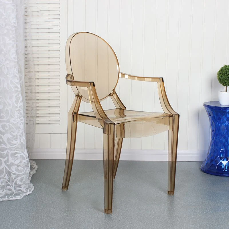 Sedie da pranzo da cucina stile moderno Sedie laterali da pranzo plastica Clearhalo