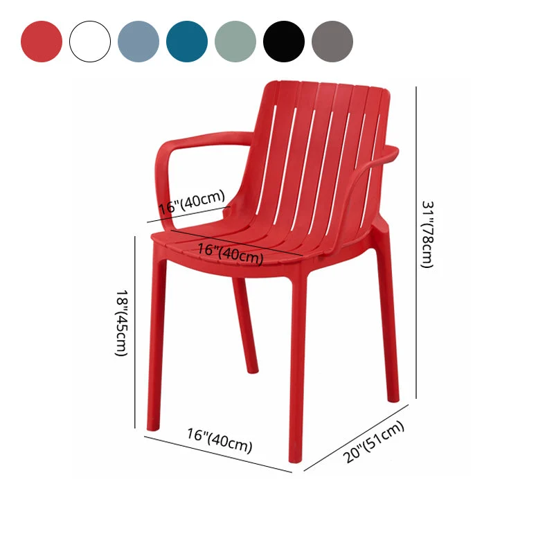 Sedie da pranzo da cucina stile moderno Sedie da pranzo plastica impilabili Clearhalo