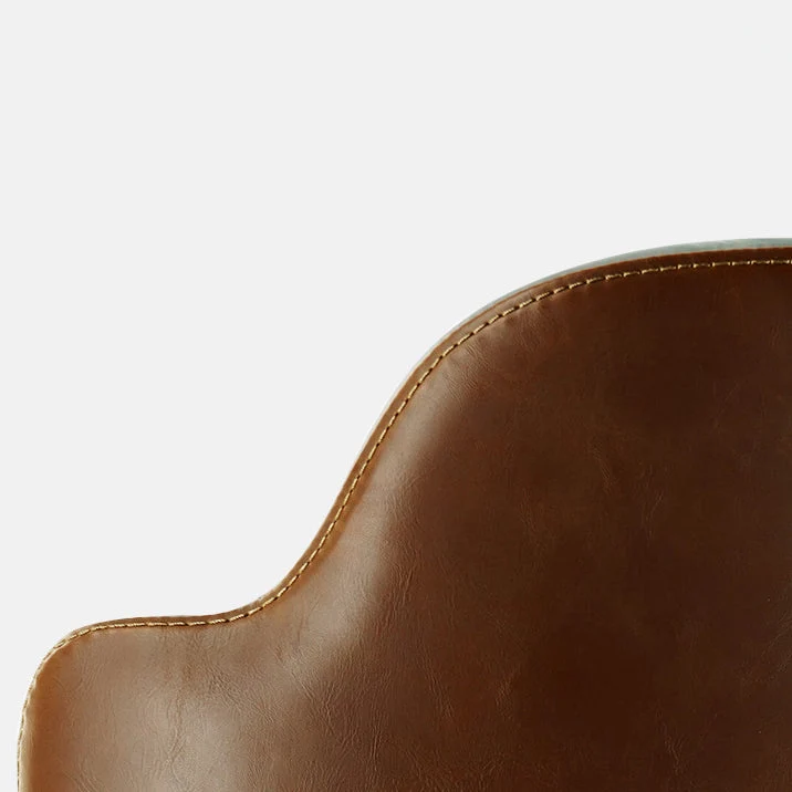 Sedie da pranzo e d'accento contemporanee ecopelle e metallo Clearhalo