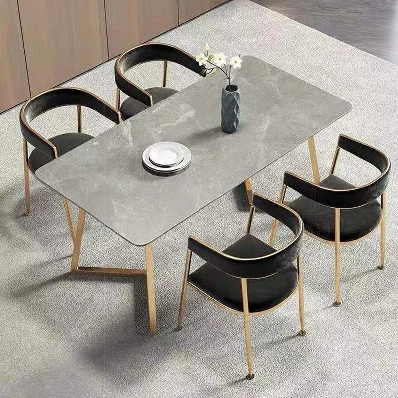 Sedie da pranzo dal design scandinavo con schienale canna Sedia da pranzo laterale tessuto per cucina Clearhalo