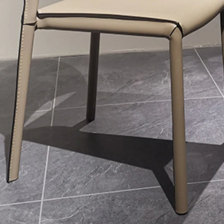 Sedie da pranzo ecopelle Sedia contemporanea con gambe metallo Clearhalo