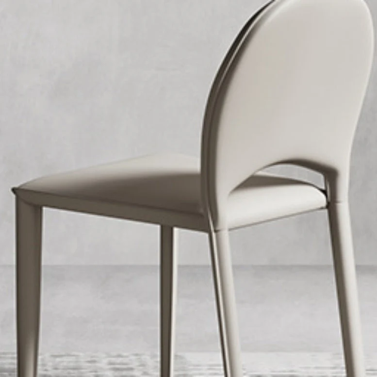 Sedie da pranzo ecopelle Sedia contemporanea con gambe metallo Clearhalo