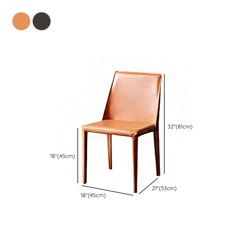 Sedie da pranzo ecopelle Sedie contemporanee con base metallo Clearhalo