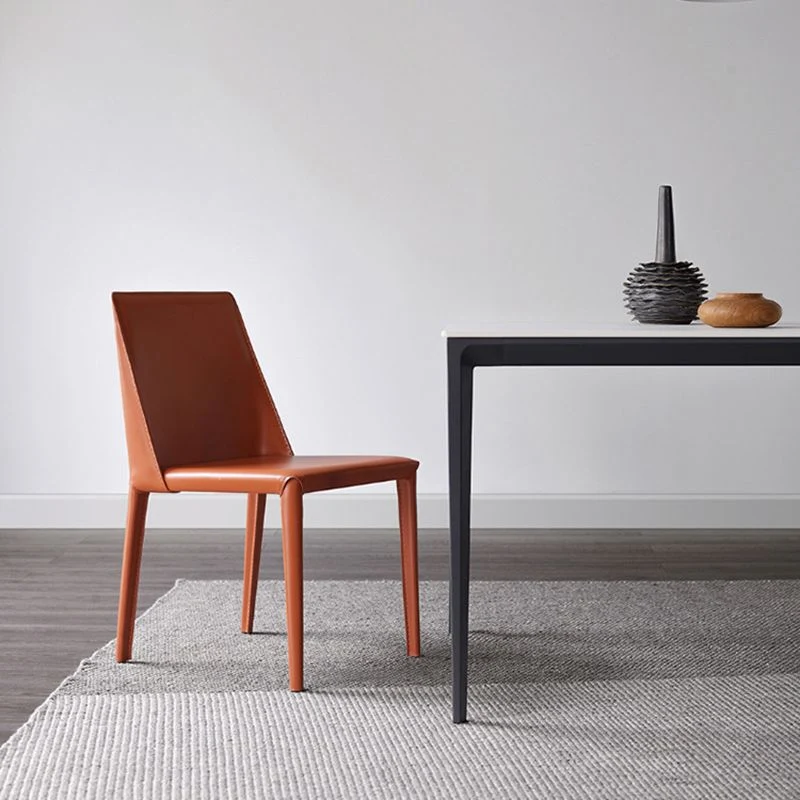 Sedie da pranzo ecopelle Sedie contemporanee con base metallo Clearhalo
