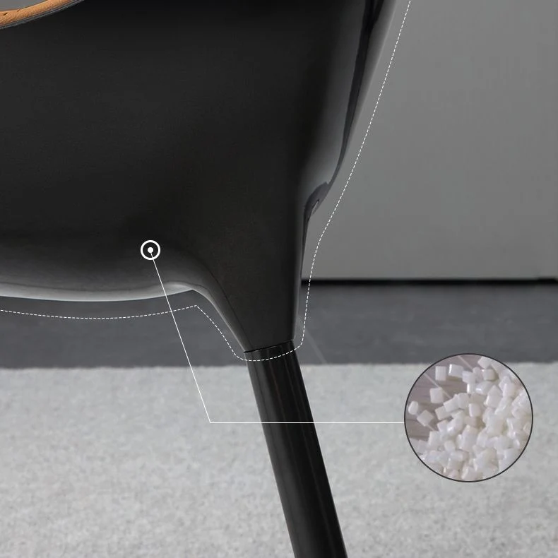 Sedie da pranzo ecopelle Sedie contemporanee con gambe metallo Clearhalo