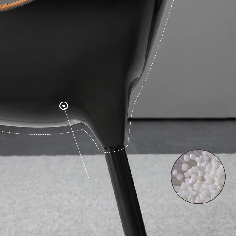 Sedie da pranzo ecopelle Sedie contemporanee con gambe metallo Clearhalo
