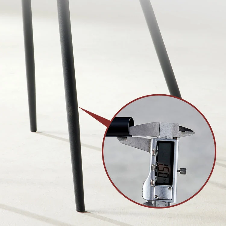 Sedie da pranzo ecopelle stile scandinavo Sedie senza braccioli con schienale massiccio per la casa Clearhalo