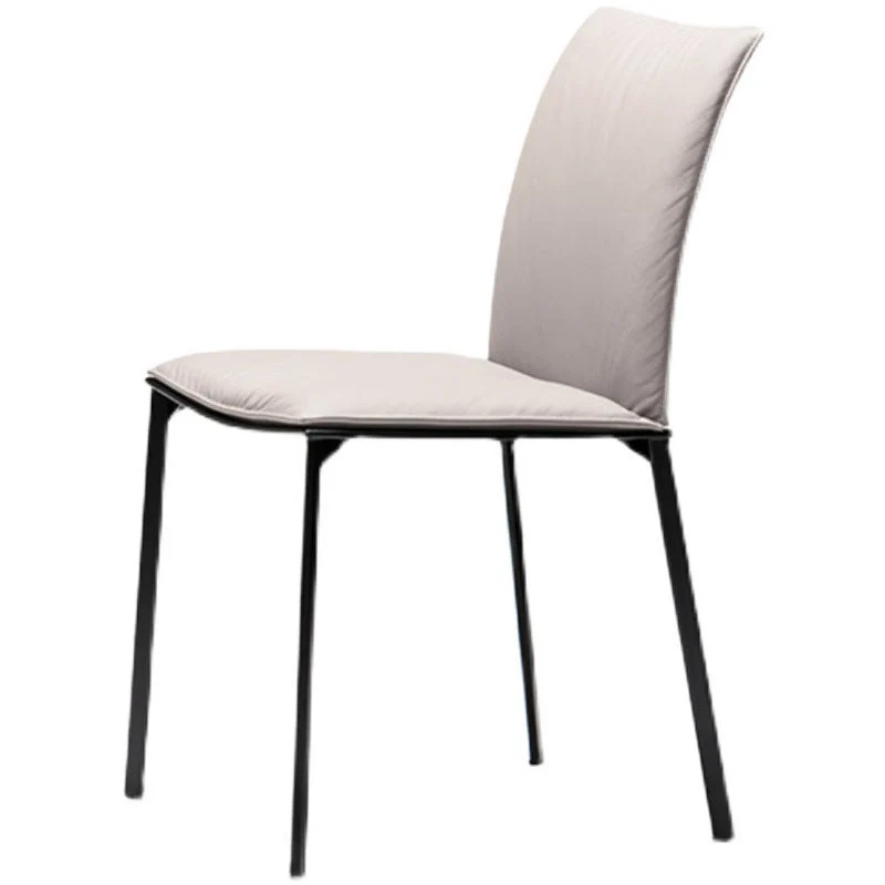 Sedie da pranzo imbottite contemporanee Sedia da pranzo da cucina bianco Clearhalo