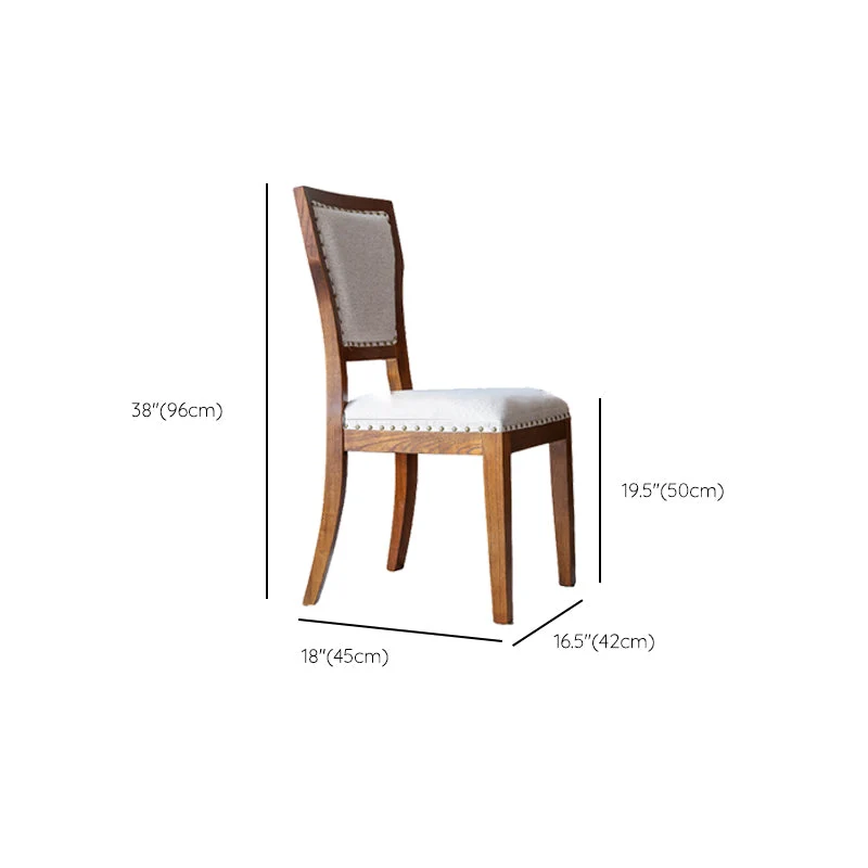 Sedie da pranzo imbottite moderne con base legno per sala da pranzo Clearhalo