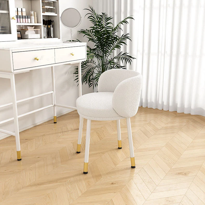Sedie da pranzo imbottite scandinave Sedia con schienale massiccio senza braccioli Clearhalo