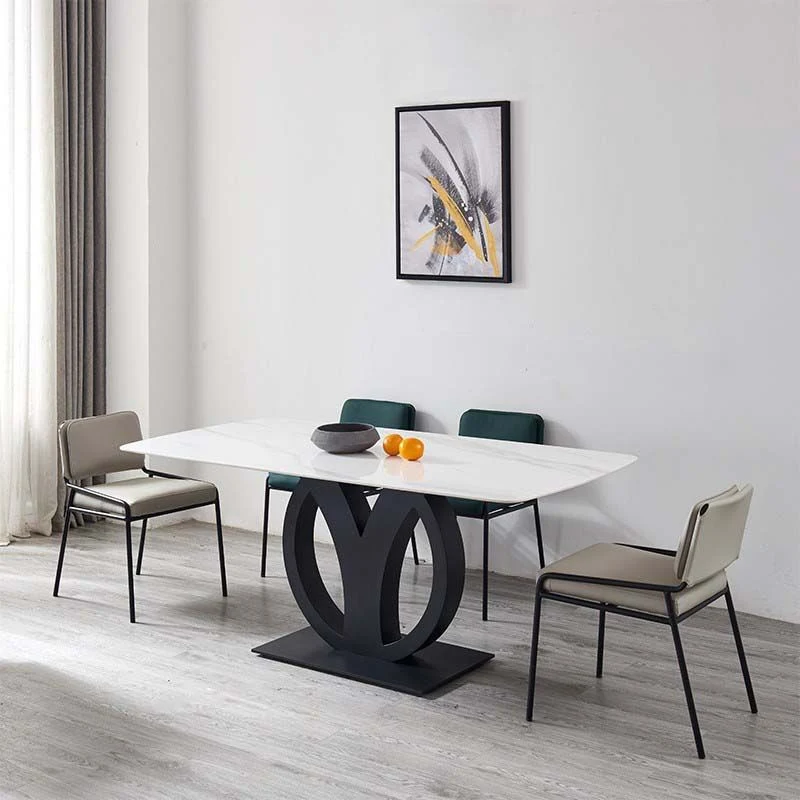 Sedie da pranzo imbottite Sedia da pranzo laterale da cucina ecopelle senza braccioli Clearhalo