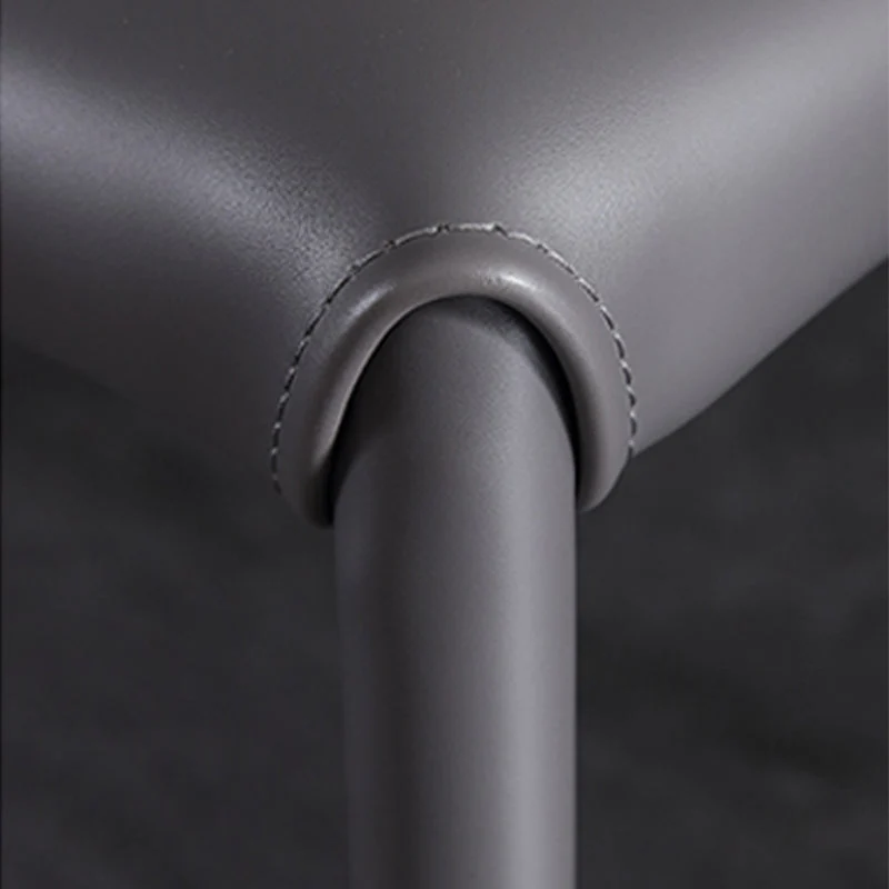Sedie da pranzo imbottite senza braccioli con sedia laterale industriale Wingback Clearhalo