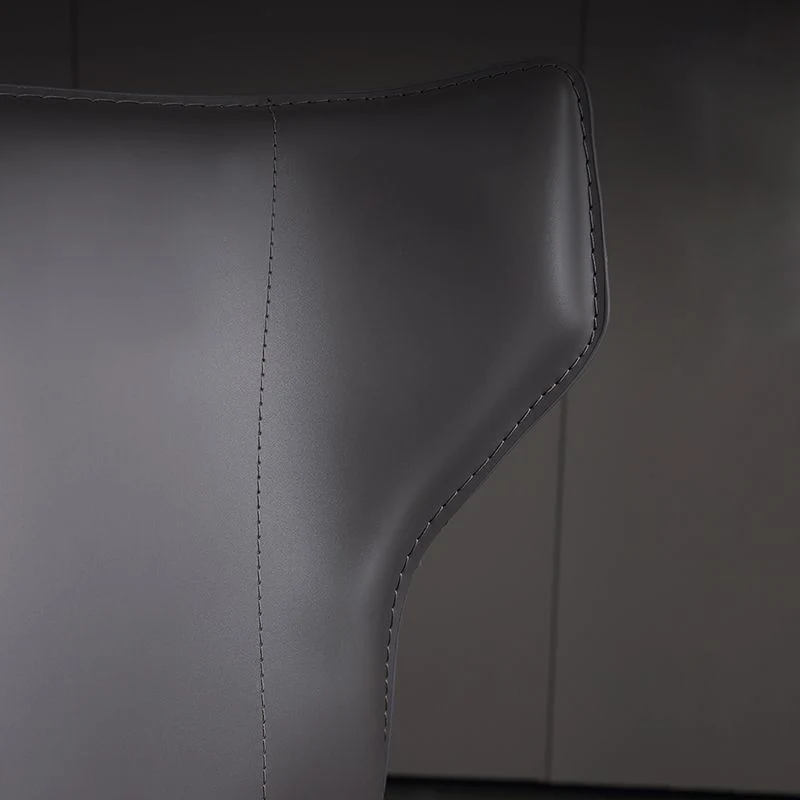 Sedie da pranzo imbottite senza braccioli con sedia laterale industriale Wingback Clearhalo
