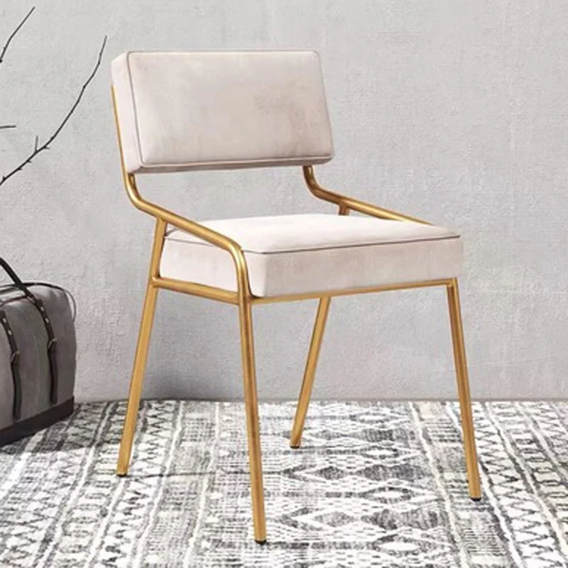 Sedie da pranzo imbottite senza braccioli per sala da pranzo Glam Home Clearhalo