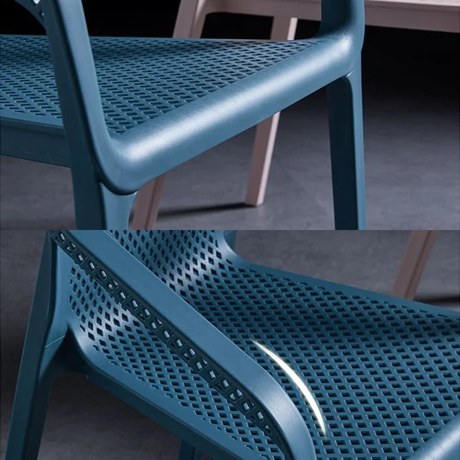 Sedie da pranzo impilabili plastica stile moderno per cucina Clearhalo