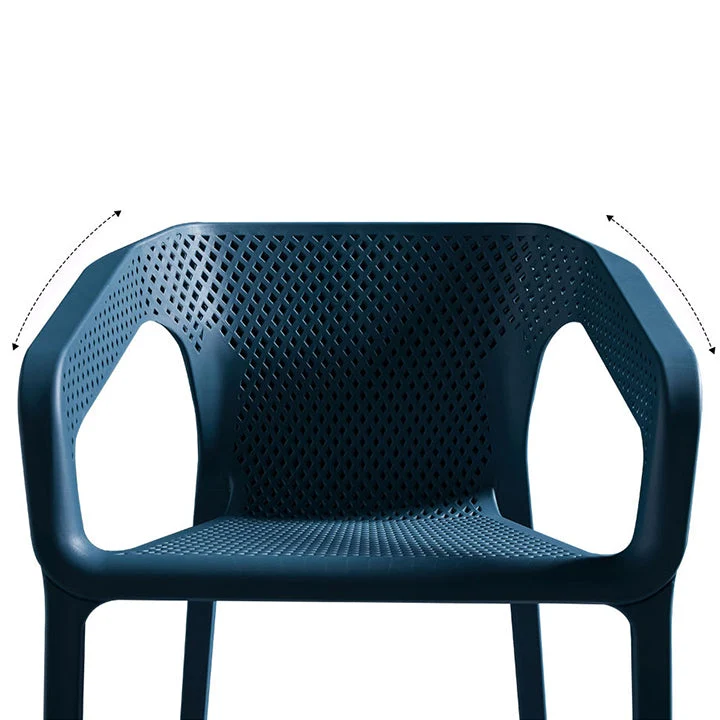 Sedie da pranzo impilabili plastica stile moderno per cucina Clearhalo