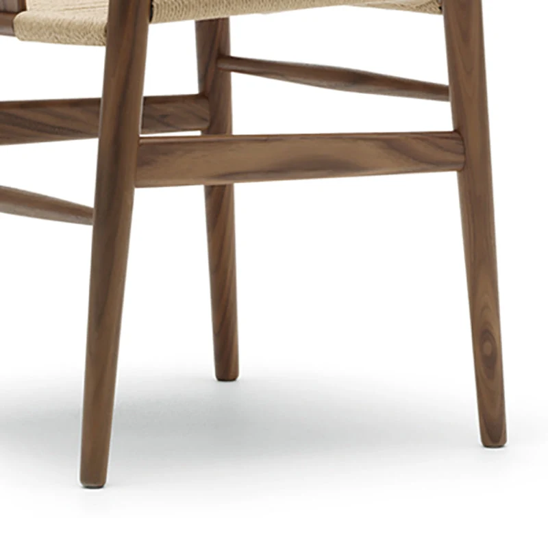 Sedie da pranzo laterali con braccio oscillante stile moderno Sedie da pranzo laterali legno Clearhalo