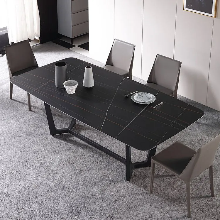 Sedie da pranzo laterali contemporanee con schienale massiccio Sedie da pranzo pelle per cucina (set di 2) Clearhalo
