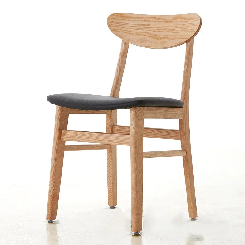 Sedie da pranzo laterali dal design moderno con schienale aperto Sedie da pranzo laterali legno (set di 2) Clearhalo