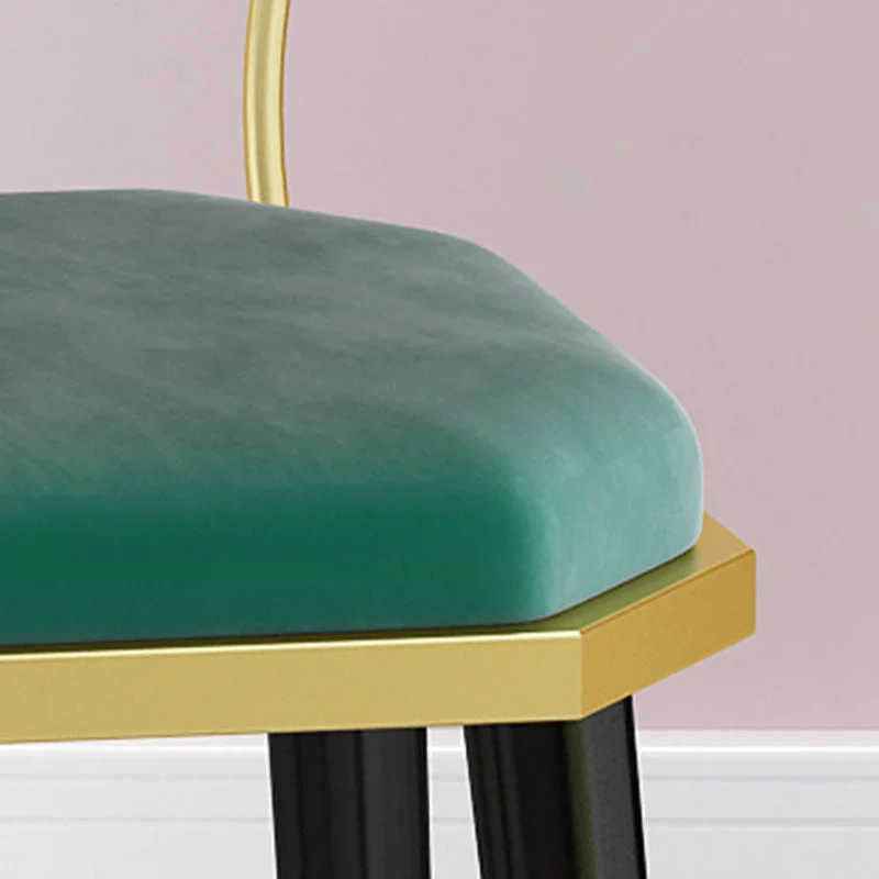 Sedie da pranzo laterali dal design scandinavo con schienale aperto Sedie da pranzo tessuto Clearhalo